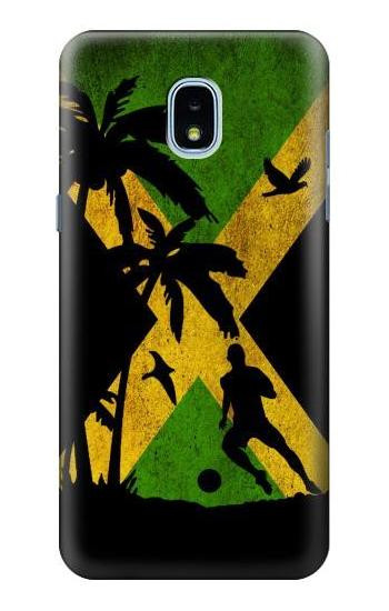 S2975 Jamaica Football Soccer Copa 2016 Hülle Schutzhülle Taschen für Samsung Galaxy J3 (2018), J3 Star, J3 V 3rd Gen, J3 Orbit, J3 Achieve, Express Prime 3, Amp Prime 3