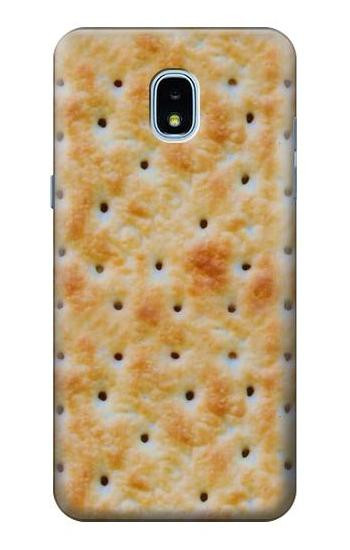 S2987 Cream Cracker Biscuits Hülle Schutzhülle Taschen für Samsung Galaxy J3 (2018), J3 Star, J3 V 3rd Gen, J3 Orbit, J3 Achieve, Express Prime 3, Amp Prime 3