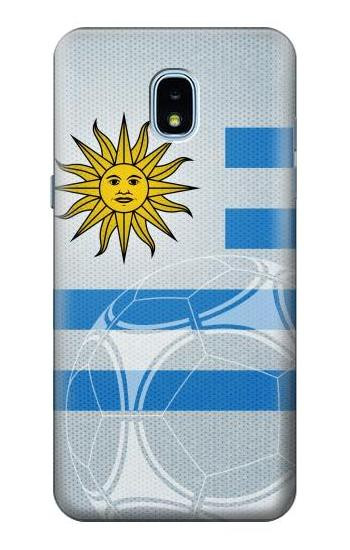 S2995 Uruguay Football Soccer Copa 2016 Hülle Schutzhülle Taschen für Samsung Galaxy J3 (2018), J3 Star, J3 V 3rd Gen, J3 Orbit, J3 Achieve, Express Prime 3, Amp Prime 3