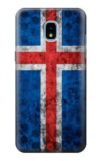 S3000 Iceland Football Soccer Euro 2016 Hülle Schutzhülle Taschen für Samsung Galaxy J3 (2018), J3 Star, J3 V 3rd Gen, J3 Orbit, J3 Achieve, Express Prime 3, Amp Prime 3