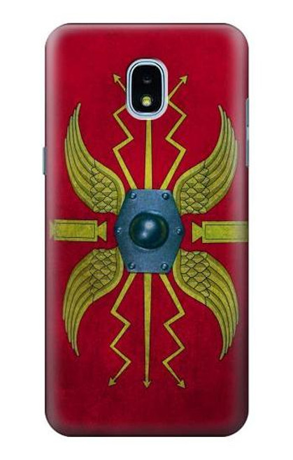 S3206 Roman Shield Scutum Hülle Schutzhülle Taschen für Samsung Galaxy J3 (2018), J3 Star, J3 V 3rd Gen, J3 Orbit, J3 Achieve, Express Prime 3, Amp Prime 3