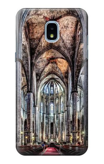 S3210 Santa Maria Del Mar Cathedral Hülle Schutzhülle Taschen für Samsung Galaxy J3 (2018), J3 Star, J3 V 3rd Gen, J3 Orbit, J3 Achieve, Express Prime 3, Amp Prime 3