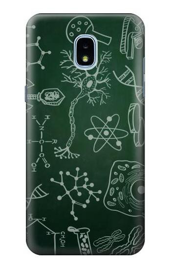 S3211 Science Green Board Hülle Schutzhülle Taschen für Samsung Galaxy J3 (2018), J3 Star, J3 V 3rd Gen, J3 Orbit, J3 Achieve, Express Prime 3, Amp Prime 3