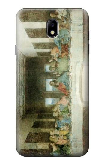 S0173 Leonardo DaVinci The Last Supper Hülle Schutzhülle Taschen für Samsung Galaxy J7 (2018), J7 Aero, J7 Top, J7 Aura, J7 Crown, J7 Refine, J7 Eon, J7 V 2nd Gen, J7 Star