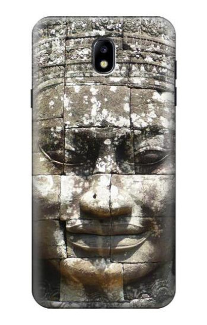 S0314 Ancient Cambodian Buddhism Hülle Schutzhülle Taschen für Samsung Galaxy J7 (2018), J7 Aero, J7 Top, J7 Aura, J7 Crown, J7 Refine, J7 Eon, J7 V 2nd Gen, J7 Star