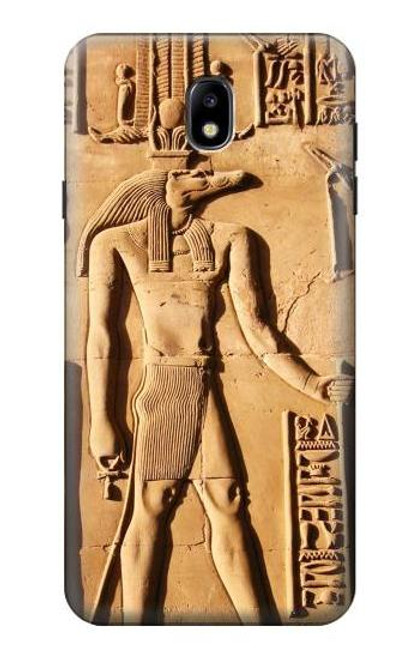S0391 Egyptian Sobek Hülle Schutzhülle Taschen für Samsung Galaxy J7 (2018), J7 Aero, J7 Top, J7 Aura, J7 Crown, J7 Refine, J7 Eon, J7 V 2nd Gen, J7 Star