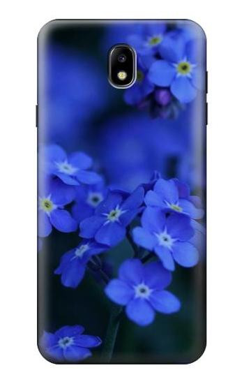 S0782 Forget me not Hülle Schutzhülle Taschen für Samsung Galaxy J7 (2018), J7 Aero, J7 Top, J7 Aura, J7 Crown, J7 Refine, J7 Eon, J7 V 2nd Gen, J7 Star