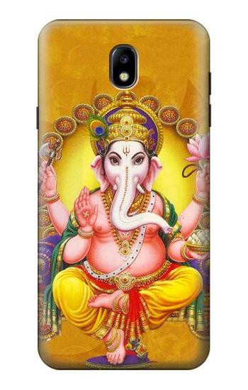 S0896 Lord Ganesh Hindu God Hülle Schutzhülle Taschen für Samsung Galaxy J7 (2018), J7 Aero, J7 Top, J7 Aura, J7 Crown, J7 Refine, J7 Eon, J7 V 2nd Gen, J7 Star
