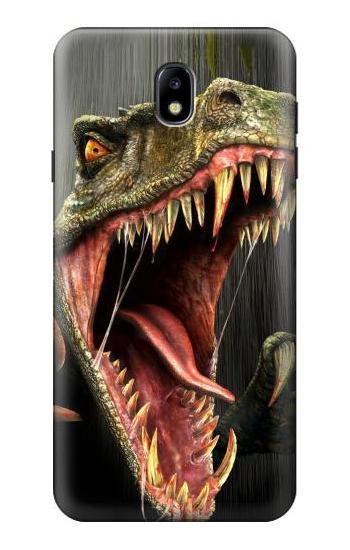 S0923 T-Rex Dinosaur Hülle Schutzhülle Taschen für Samsung Galaxy J7 (2018), J7 Aero, J7 Top, J7 Aura, J7 Crown, J7 Refine, J7 Eon, J7 V 2nd Gen, J7 Star