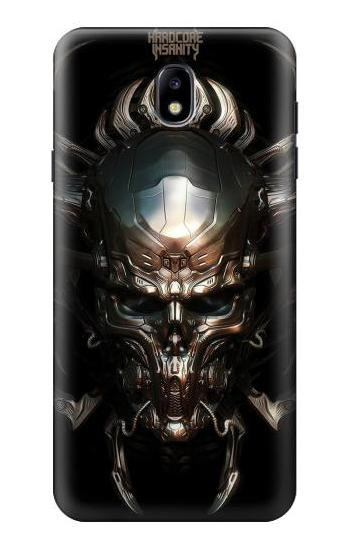 S1027 Hardcore Metal Skull Hülle Schutzhülle Taschen für Samsung Galaxy J7 (2018), J7 Aero, J7 Top, J7 Aura, J7 Crown, J7 Refine, J7 Eon, J7 V 2nd Gen, J7 Star
