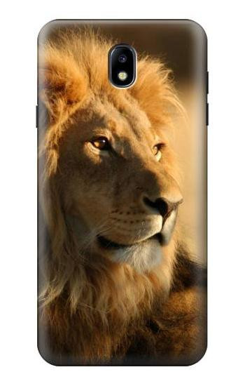 S1046 Lion King of Forest Hülle Schutzhülle Taschen für Samsung Galaxy J7 (2018), J7 Aero, J7 Top, J7 Aura, J7 Crown, J7 Refine, J7 Eon, J7 V 2nd Gen, J7 Star