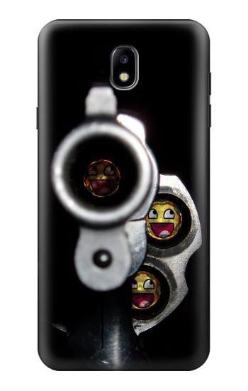 S1109 Smile Bullet Gun Hülle Schutzhülle Taschen für Samsung Galaxy J7 (2018), J7 Aero, J7 Top, J7 Aura, J7 Crown, J7 Refine, J7 Eon, J7 V 2nd Gen, J7 Star