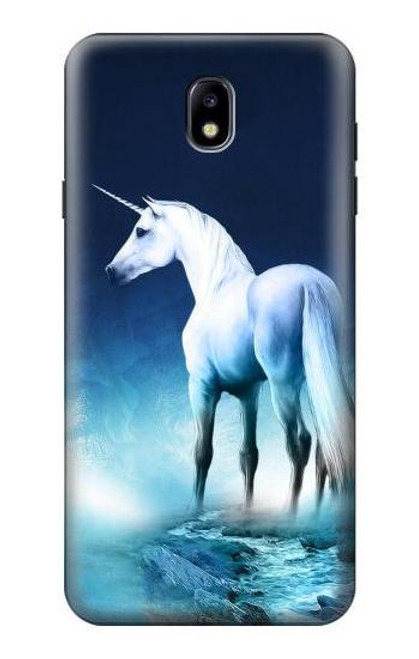 S1130 Unicorn Horse Hülle Schutzhülle Taschen für Samsung Galaxy J7 (2018), J7 Aero, J7 Top, J7 Aura, J7 Crown, J7 Refine, J7 Eon, J7 V 2nd Gen, J7 Star