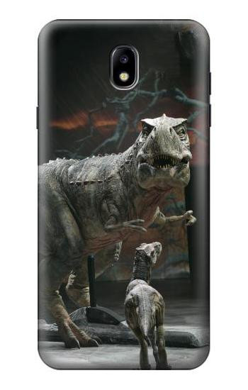 S1288 Dinosaur T Rex Museum Hülle Schutzhülle Taschen für Samsung Galaxy J7 (2018), J7 Aero, J7 Top, J7 Aura, J7 Crown, J7 Refine, J7 Eon, J7 V 2nd Gen, J7 Star