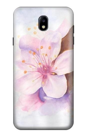 S1415 Sakura Blossom Art Hülle Schutzhülle Taschen für Samsung Galaxy J7 (2018), J7 Aero, J7 Top, J7 Aura, J7 Crown, J7 Refine, J7 Eon, J7 V 2nd Gen, J7 Star