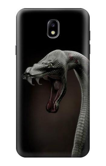 S1597 Black Mamba Snake Hülle Schutzhülle Taschen für Samsung Galaxy J7 (2018), J7 Aero, J7 Top, J7 Aura, J7 Crown, J7 Refine, J7 Eon, J7 V 2nd Gen, J7 Star