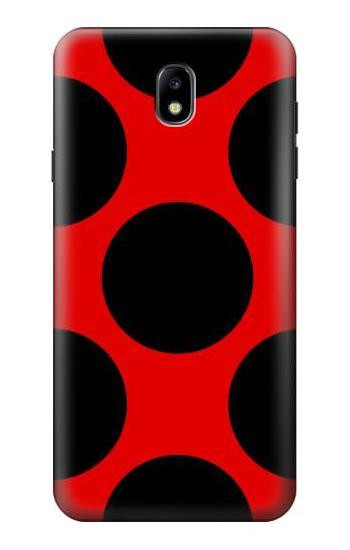 S1829 Ladybugs Dot Pattern Hülle Schutzhülle Taschen für Samsung Galaxy J7 (2018), J7 Aero, J7 Top, J7 Aura, J7 Crown, J7 Refine, J7 Eon, J7 V 2nd Gen, J7 Star