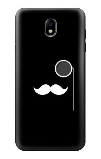 S1946 Sir Mustache Minimalism Hülle Schutzhülle Taschen für Samsung Galaxy J7 (2018), J7 Aero, J7 Top, J7 Aura, J7 Crown, J7 Refine, J7 Eon, J7 V 2nd Gen, J7 Star