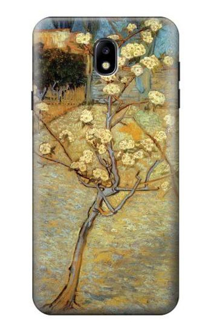 S1978 Van Gogh Letter Pear Tree Blossom Hülle Schutzhülle Taschen für Samsung Galaxy J7 (2018), J7 Aero, J7 Top, J7 Aura, J7 Crown, J7 Refine, J7 Eon, J7 V 2nd Gen, J7 Star