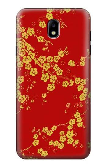 S2050 Cherry Blossoms Chinese Graphic Printed Hülle Schutzhülle Taschen für Samsung Galaxy J7 (2018), J7 Aero, J7 Top, J7 Aura, J7 Crown, J7 Refine, J7 Eon, J7 V 2nd Gen, J7 Star