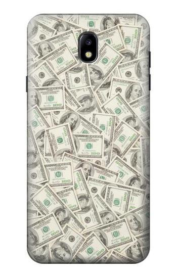 S2077 Money Dollar Banknotes Hülle Schutzhülle Taschen für Samsung Galaxy J7 (2018), J7 Aero, J7 Top, J7 Aura, J7 Crown, J7 Refine, J7 Eon, J7 V 2nd Gen, J7 Star