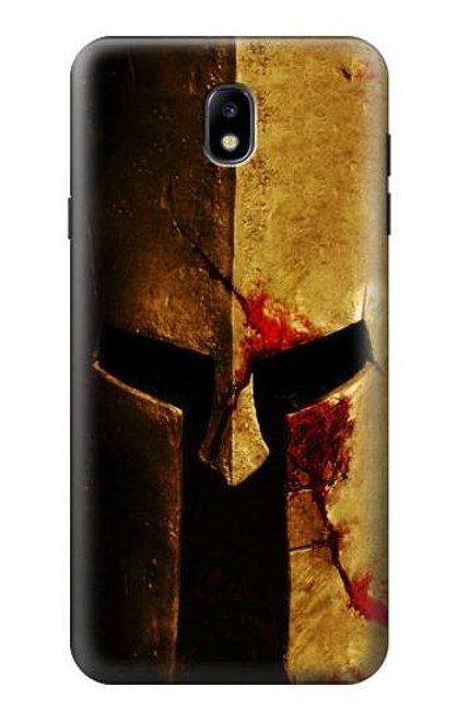 S2439 Warrior Spartan Helmet Hülle Schutzhülle Taschen für Samsung Galaxy J7 (2018), J7 Aero, J7 Top, J7 Aura, J7 Crown, J7 Refine, J7 Eon, J7 V 2nd Gen, J7 Star