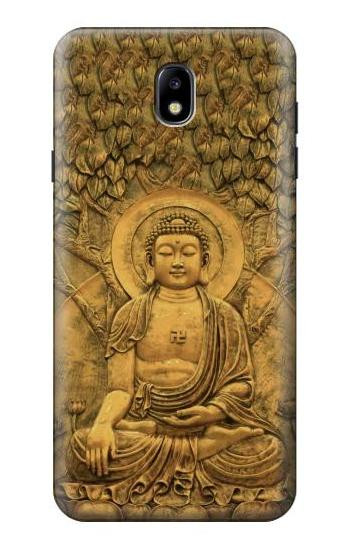 S2452 Buddha Bas Relief Art Graphic Printed Hülle Schutzhülle Taschen für Samsung Galaxy J7 (2018), J7 Aero, J7 Top, J7 Aura, J7 Crown, J7 Refine, J7 Eon, J7 V 2nd Gen, J7 Star