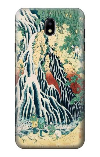 S2491 Hokusai Kirifuri Waterfall at Kurokami Hülle Schutzhülle Taschen für Samsung Galaxy J7 (2018), J7 Aero, J7 Top, J7 Aura, J7 Crown, J7 Refine, J7 Eon, J7 V 2nd Gen, J7 Star