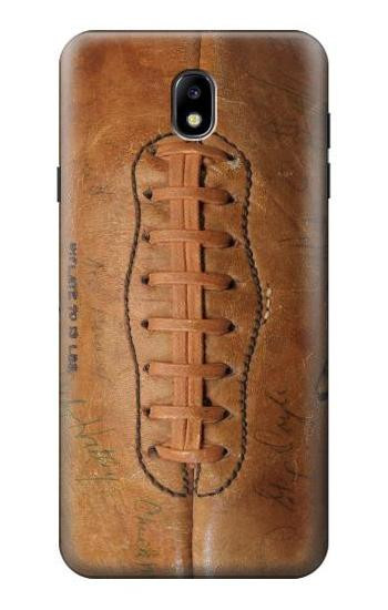 S2554 Vintage Old Ball Hülle Schutzhülle Taschen für Samsung Galaxy J7 (2018), J7 Aero, J7 Top, J7 Aura, J7 Crown, J7 Refine, J7 Eon, J7 V 2nd Gen, J7 Star