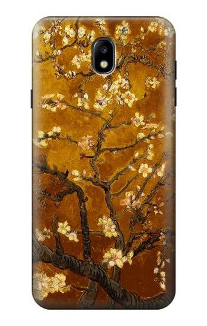 S2663 Yellow Blossoming Almond Tree Van Gogh Hülle Schutzhülle Taschen für Samsung Galaxy J7 (2018), J7 Aero, J7 Top, J7 Aura, J7 Crown, J7 Refine, J7 Eon, J7 V 2nd Gen, J7 Star