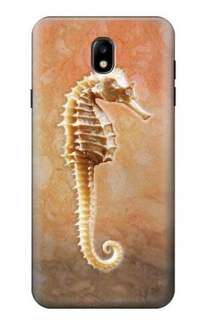 S2674 Seahorse Skeleton Fossil Hülle Schutzhülle Taschen für Samsung Galaxy J7 (2018), J7 Aero, J7 Top, J7 Aura, J7 Crown, J7 Refine, J7 Eon, J7 V 2nd Gen, J7 Star