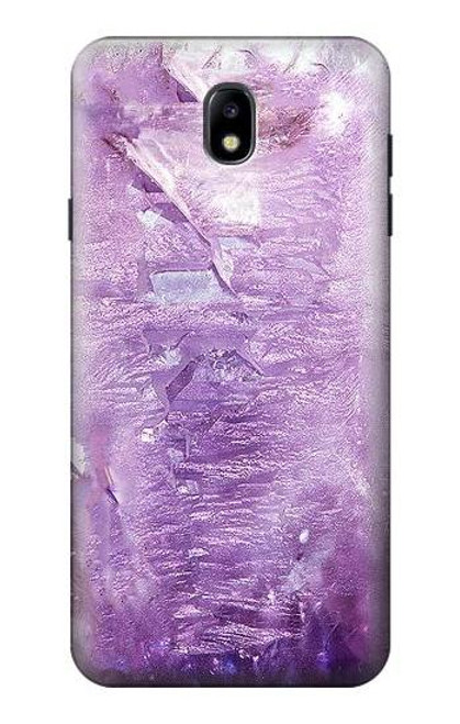 S2690 Amethyst Crystals Graphic Printed Hülle Schutzhülle Taschen für Samsung Galaxy J7 (2018), J7 Aero, J7 Top, J7 Aura, J7 Crown, J7 Refine, J7 Eon, J7 V 2nd Gen, J7 Star