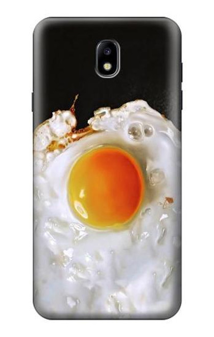 S2695 Fried Egg Hülle Schutzhülle Taschen für Samsung Galaxy J7 (2018), J7 Aero, J7 Top, J7 Aura, J7 Crown, J7 Refine, J7 Eon, J7 V 2nd Gen, J7 Star