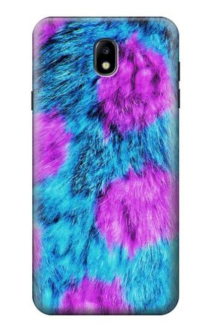 S2757 Monster Fur Skin Pattern Graphic Hülle Schutzhülle Taschen für Samsung Galaxy J7 (2018), J7 Aero, J7 Top, J7 Aura, J7 Crown, J7 Refine, J7 Eon, J7 V 2nd Gen, J7 Star