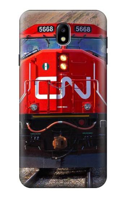 S2774 Train Canadian National Railway Hülle Schutzhülle Taschen für Samsung Galaxy J7 (2018), J7 Aero, J7 Top, J7 Aura, J7 Crown, J7 Refine, J7 Eon, J7 V 2nd Gen, J7 Star