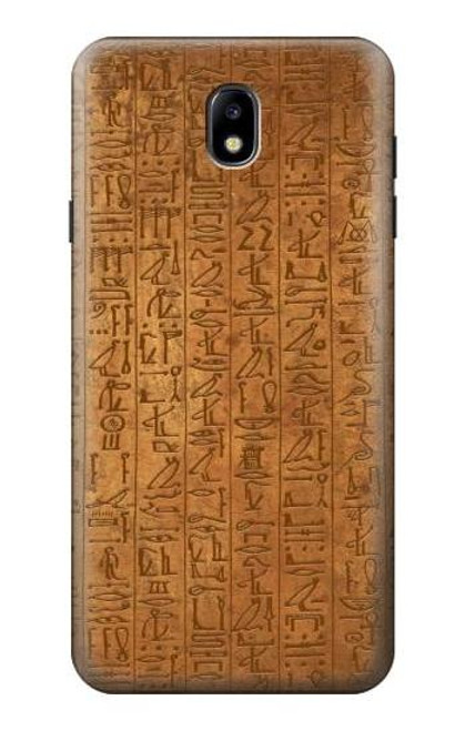 S2805 Egyptian Hierogylphics Papyrus of Ani Hülle Schutzhülle Taschen für Samsung Galaxy J7 (2018), J7 Aero, J7 Top, J7 Aura, J7 Crown, J7 Refine, J7 Eon, J7 V 2nd Gen, J7 Star