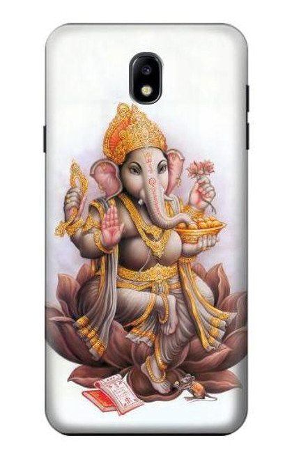 S2820 Hindu God Ganesha Ganapati Vinayaka Hülle Schutzhülle Taschen für Samsung Galaxy J7 (2018), J7 Aero, J7 Top, J7 Aura, J7 Crown, J7 Refine, J7 Eon, J7 V 2nd Gen, J7 Star