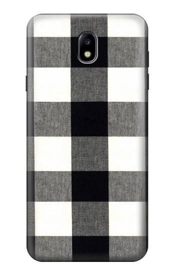 S2842 Black and White Buffalo Check Pattern Hülle Schutzhülle Taschen für Samsung Galaxy J7 (2018), J7 Aero, J7 Top, J7 Aura, J7 Crown, J7 Refine, J7 Eon, J7 V 2nd Gen, J7 Star