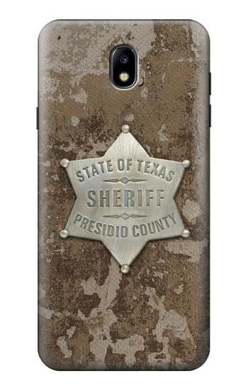 S2868 Texas Presidio County Sheriff Badge Hülle Schutzhülle Taschen für Samsung Galaxy J7 (2018), J7 Aero, J7 Top, J7 Aura, J7 Crown, J7 Refine, J7 Eon, J7 V 2nd Gen, J7 Star