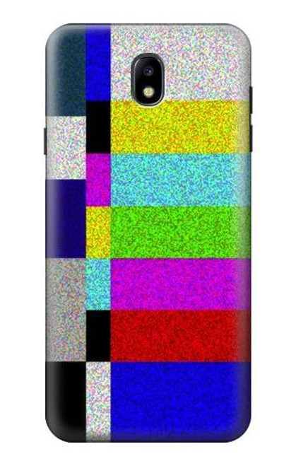 S2871 Noise Signal TV Hülle Schutzhülle Taschen für Samsung Galaxy J7 (2018), J7 Aero, J7 Top, J7 Aura, J7 Crown, J7 Refine, J7 Eon, J7 V 2nd Gen, J7 Star
