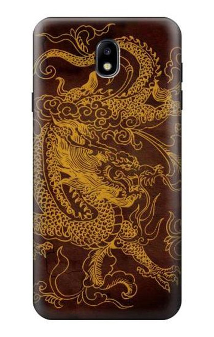 S2911 Chinese Dragon Hülle Schutzhülle Taschen für Samsung Galaxy J7 (2018), J7 Aero, J7 Top, J7 Aura, J7 Crown, J7 Refine, J7 Eon, J7 V 2nd Gen, J7 Star