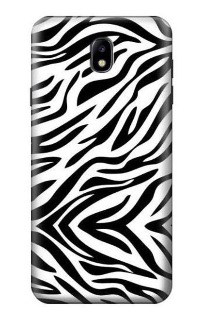 S3056 Zebra Skin Texture Graphic Printed Hülle Schutzhülle Taschen für Samsung Galaxy J7 (2018), J7 Aero, J7 Top, J7 Aura, J7 Crown, J7 Refine, J7 Eon, J7 V 2nd Gen, J7 Star