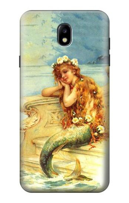S3184 Little Mermaid Painting Hülle Schutzhülle Taschen für Samsung Galaxy J7 (2018), J7 Aero, J7 Top, J7 Aura, J7 Crown, J7 Refine, J7 Eon, J7 V 2nd Gen, J7 Star
