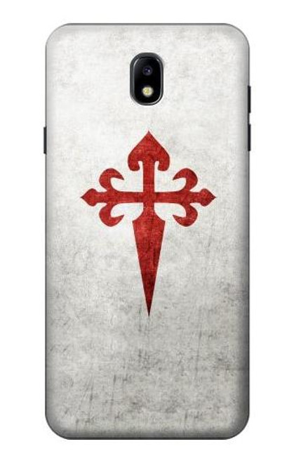 S3200 Order of Santiago Cross of Saint James Hülle Schutzhülle Taschen für Samsung Galaxy J7 (2018), J7 Aero, J7 Top, J7 Aura, J7 Crown, J7 Refine, J7 Eon, J7 V 2nd Gen, J7 Star