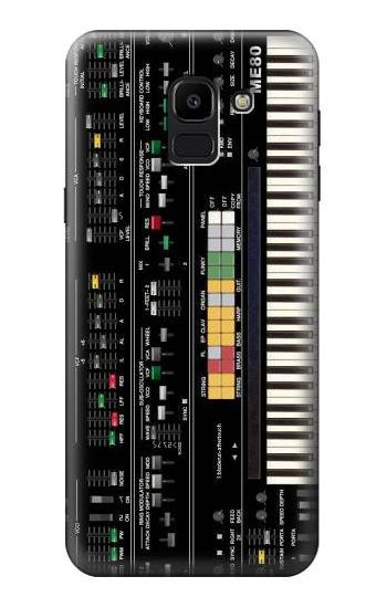 S0061 Synthesizer Hülle Schutzhülle Taschen für Samsung Galaxy J6 (2018)