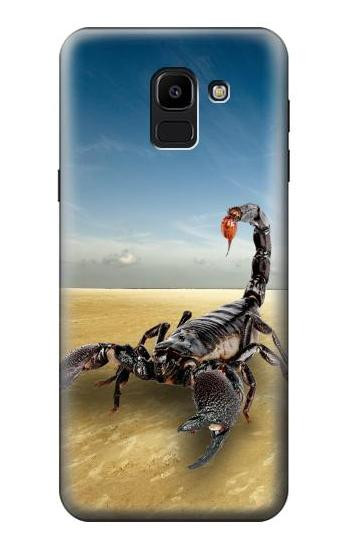 S0150 Desert Scorpion Hülle Schutzhülle Taschen für Samsung Galaxy J6 (2018)