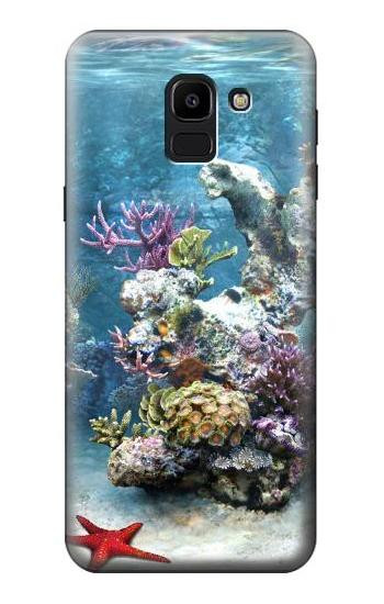 S0227 Aquarium 2 Hülle Schutzhülle Taschen für Samsung Galaxy J6 (2018)
