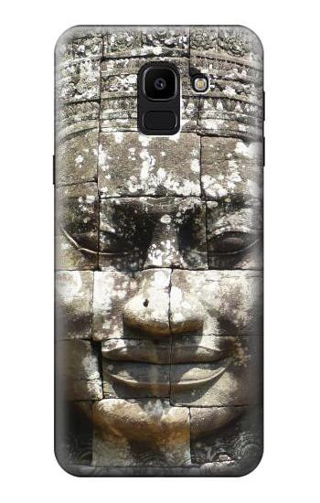 S0314 Ancient Cambodian Buddhism Hülle Schutzhülle Taschen für Samsung Galaxy J6 (2018)