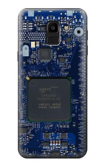 S0337 Board Circuit Hülle Schutzhülle Taschen für Samsung Galaxy J6 (2018)