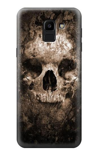S0552 Skull Hülle Schutzhülle Taschen für Samsung Galaxy J6 (2018)